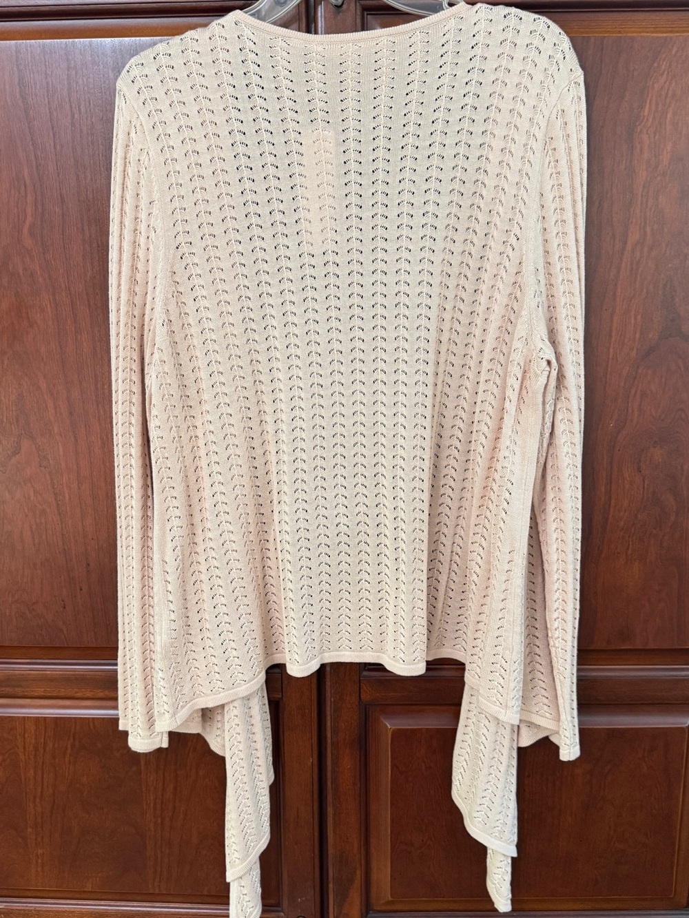 Soft Surroundings Blush Open-Front Knit Cardigan - Picture 3 of 10
